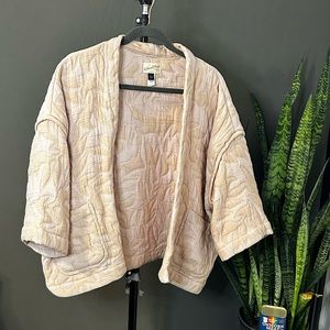 QUILTED! Baby Pink Cardigan